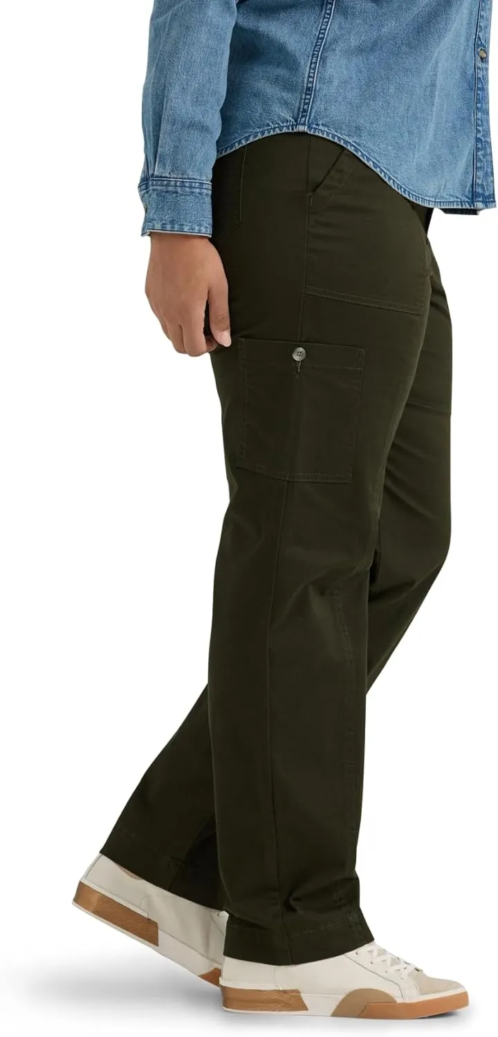 Lee Women's Plus Size Ultra Lux Comfort with Flex-to-go Utility Pant