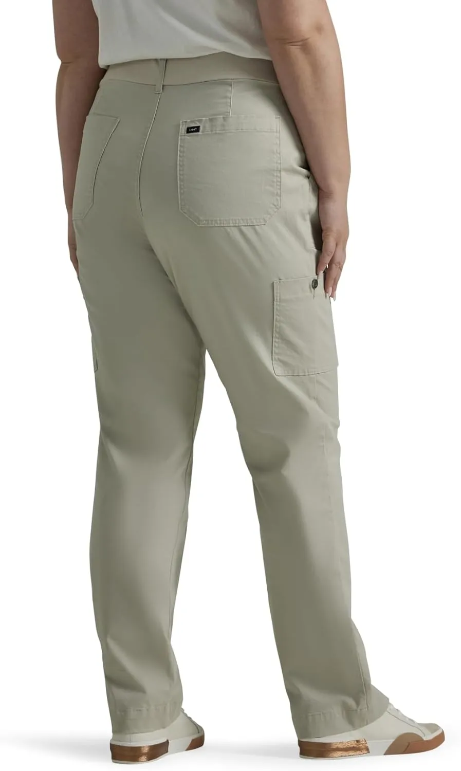 Lee Women's Plus Size Ultra Lux Comfort with Flex-to-go Utility Pant