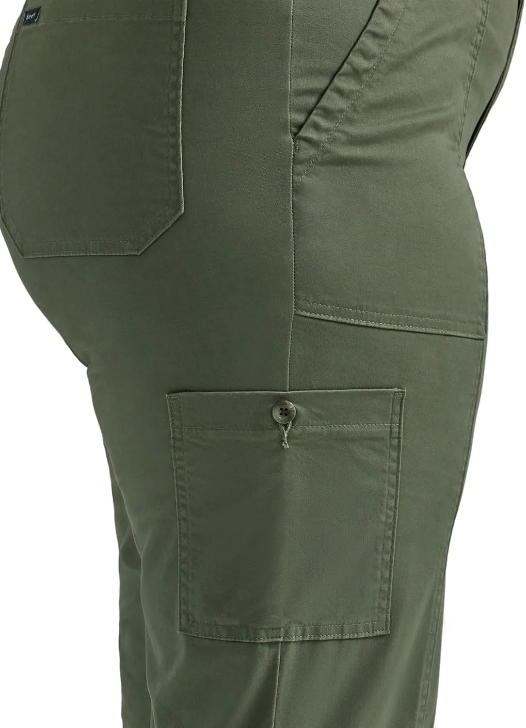 Lee Women's Plus Size Ultra Lux Comfort with Flex-to-go Utility Pant