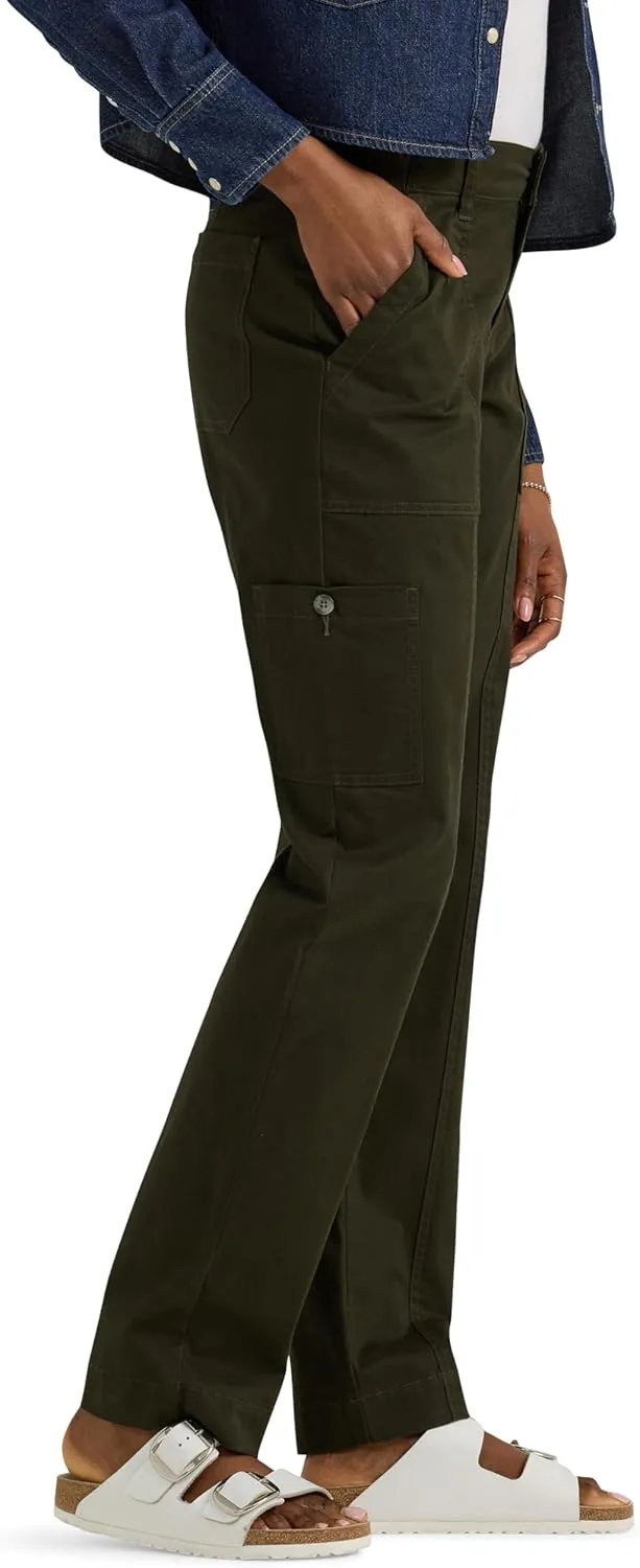 Lee Women's Ultra Lux Comfort with Flex-to-go Utility Pant