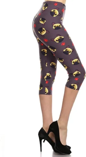 Leggings Depot High Waisted Family & Holiday Events Print Leggings for Women - Reg, Plus, 1X3X, 3X5X