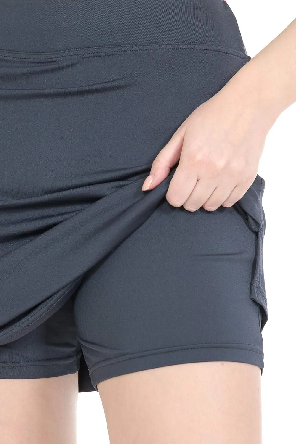 Leggings Depot Women's Pleated Athletic Skirts Flowy Tennis Skirts for Women Golf Skorts