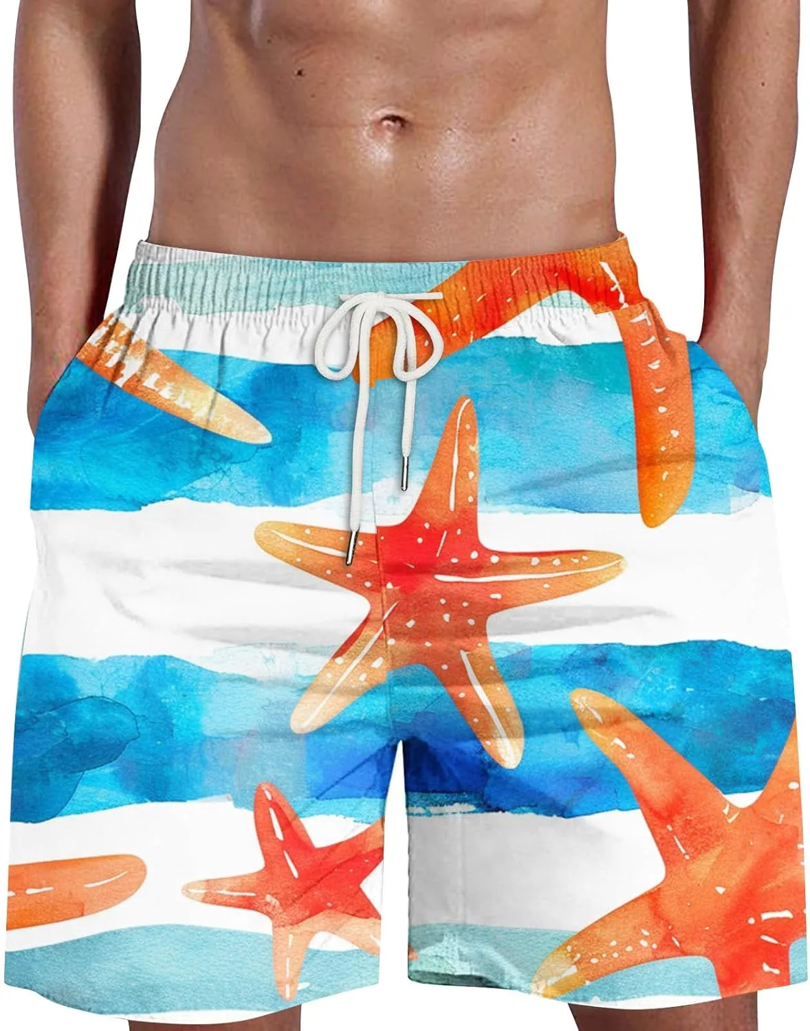 Linen White Shorts Men Shorts Beach Pants Prank Toysxp Costume Masquerade Prank Buttocks Green Striped Shorts Mens
