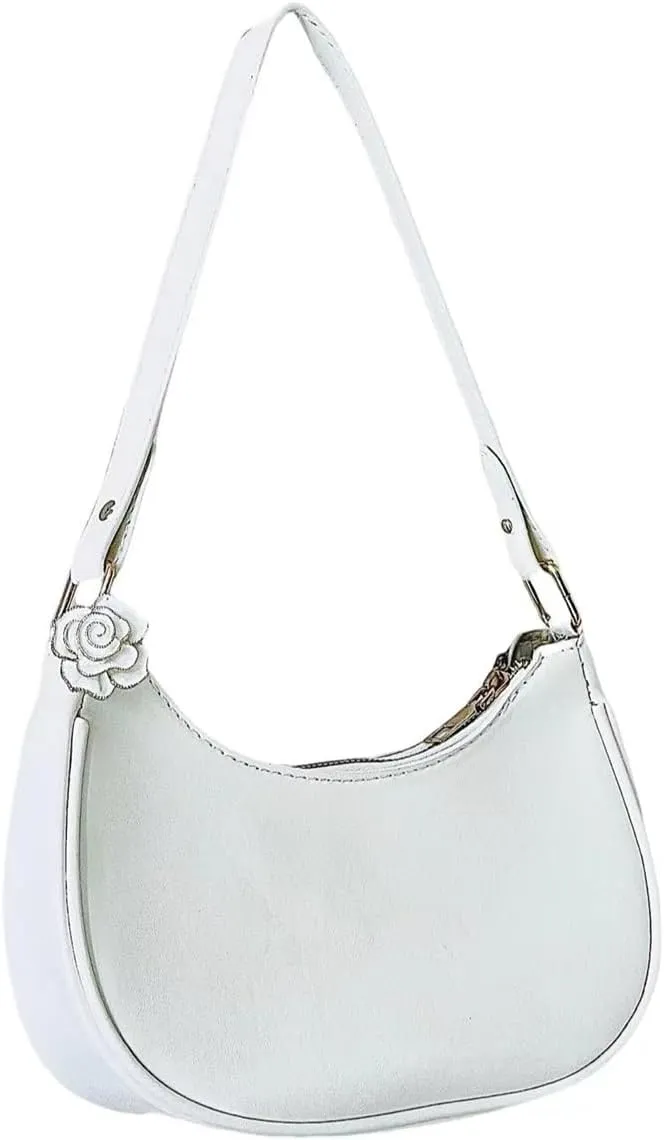 L'ouve Shoulder Bags for Women Cute Hobo Tote Handbag Under the Arm Purses Mini Clutch Purse with Zipper Closure 2024