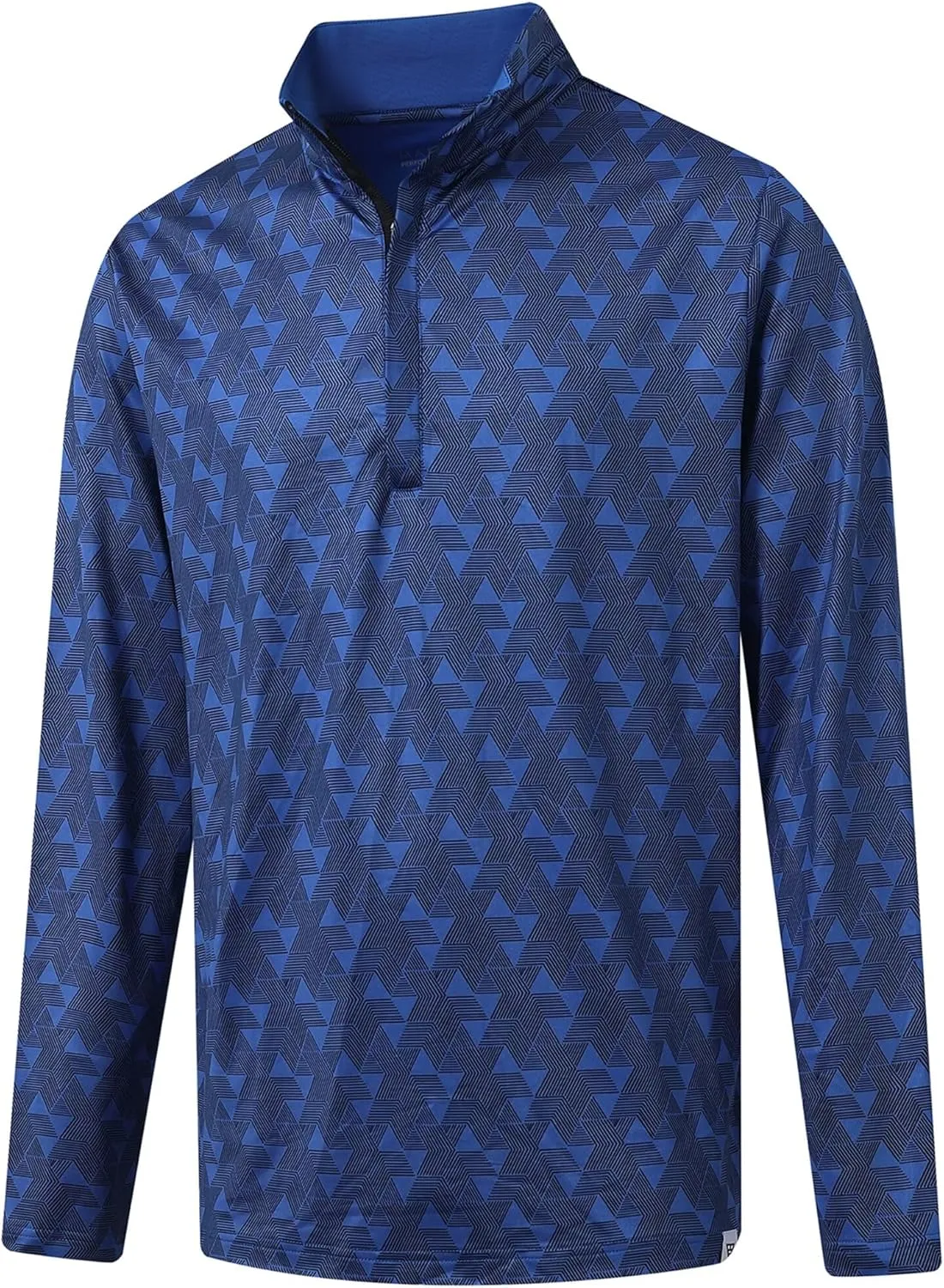 M MAELREG Quarter Zip Pullover Men Dry Fit Brushed Performance Long Sleeve Mock Neck Sports Golf 1/4 Zip Sweatshirts for Men