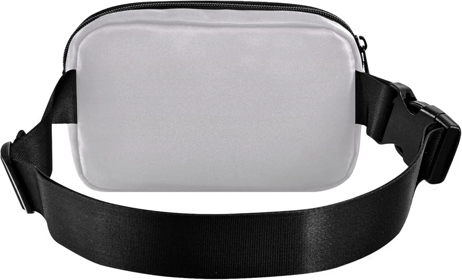 Magnolia Light Gray Gradient Women Fanny Packs Waterproof Hip Bag Belt Pouch Flower Travel Waist Pouch