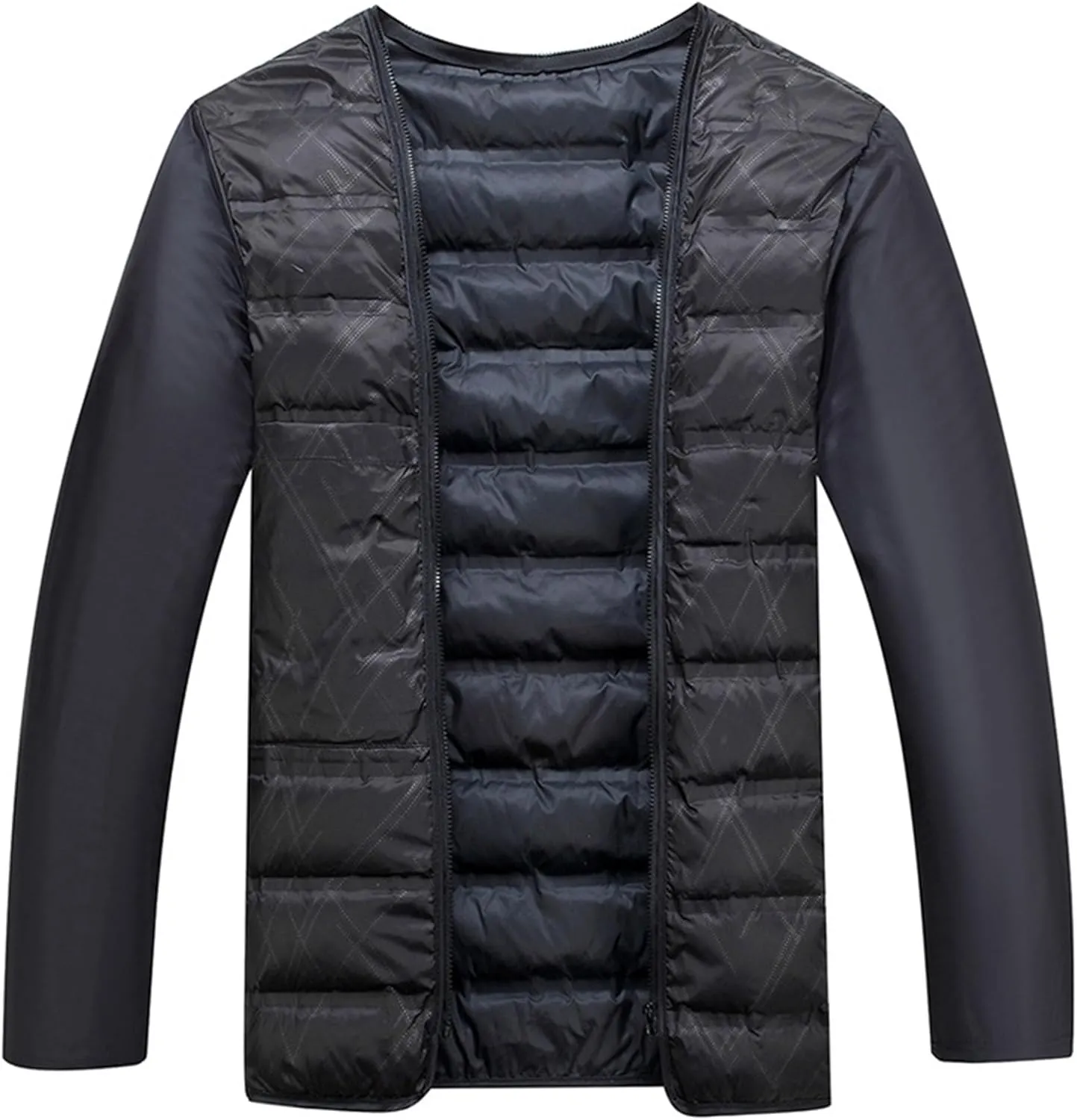 Maiyifu-GJ Men's Winter Regular fit Wool Blend Overcoat Classic Stylish Business Coat Fall Winter Warm Windbreaker Jacket