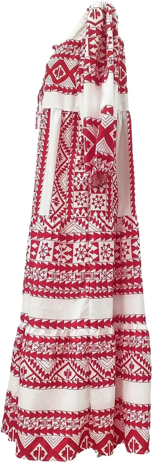 Maxi Dresses for Women 2024 Summer Boho Dress Sexy Off The Shoulder Dresses Flowy Long Sundress Vacation Dress, Small