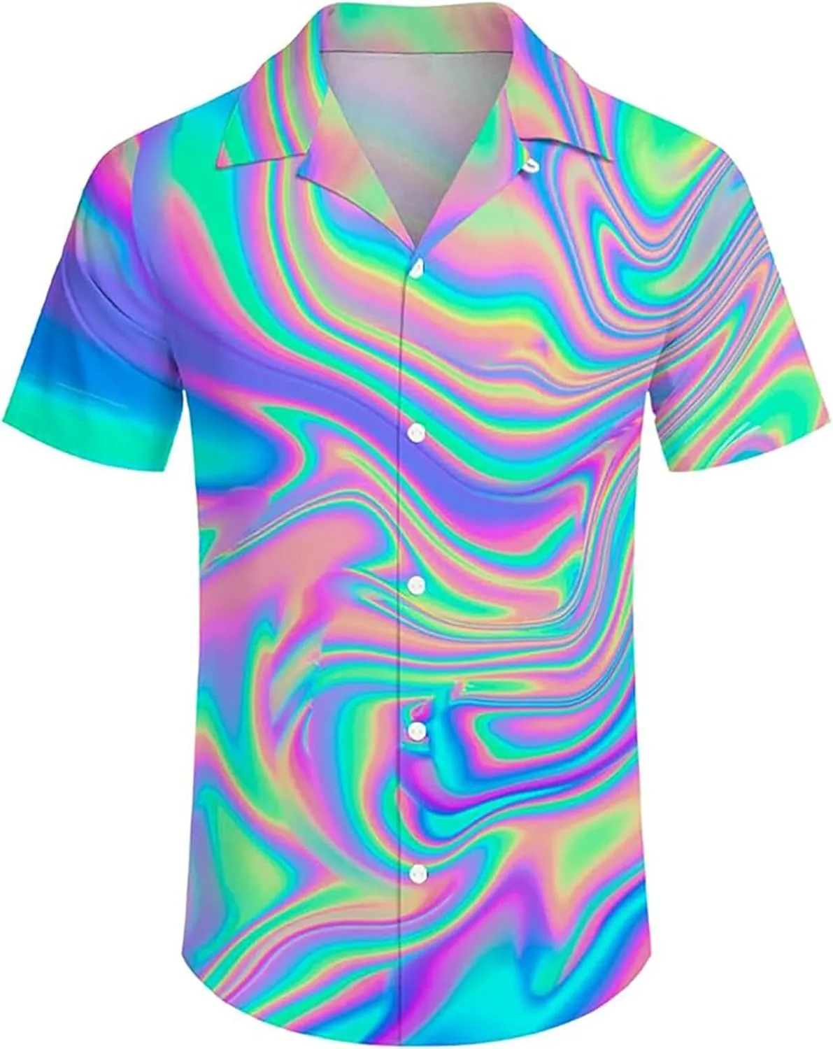 Men'S 2 Piece Tracksuit Hawaiian Shirt Shorts Button Down Shirt And Shorts Sets With Bucket Hats