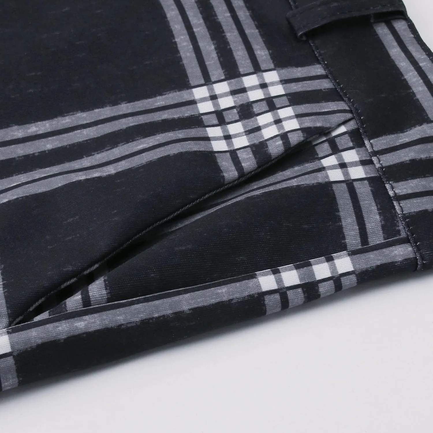 Men's Dress Pants Plaid Skinny Slim Fit Dress Pants Stretch Business Golf Pencil Chinos Pants Trousers