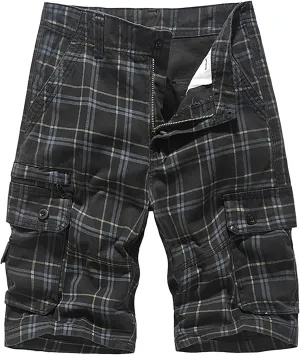 Mens Khaki Shorts Shorts Multi Pocket Comfortable Lightweight Casual Fashion Sports Shorts Cargo Jeans for Men Khaki