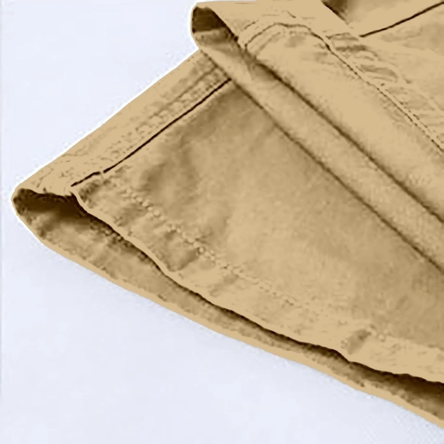 Men's Large Size Wide-Leg Pants Hip-Hop Loose Multi-Pocket Fashion Solid Color Overalls Plus Size Fat Hipster Street Trousers