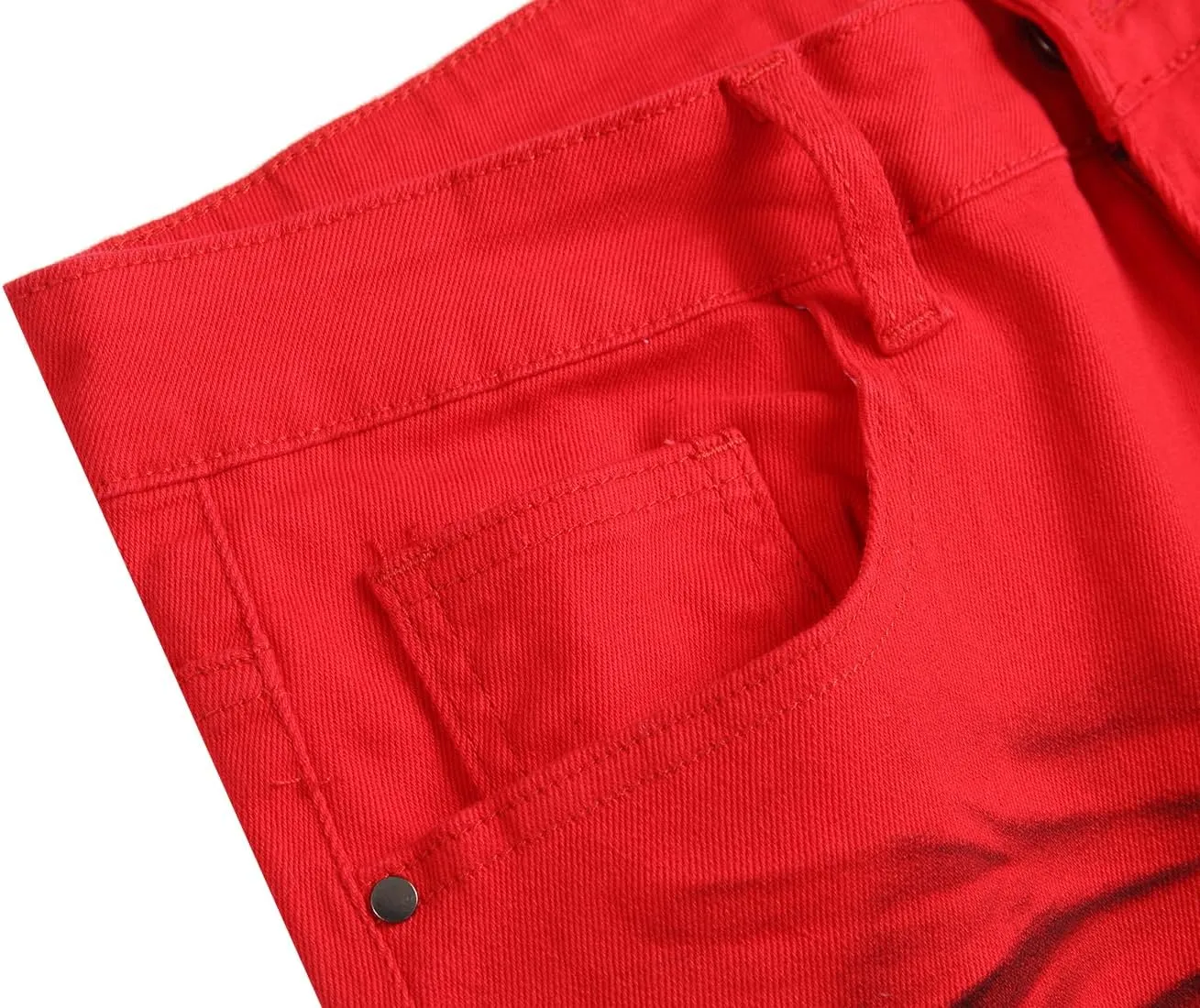 Men's Ripped Jeans Slim Fit Stretch Jeans Distressed Fashion Comfort Pants