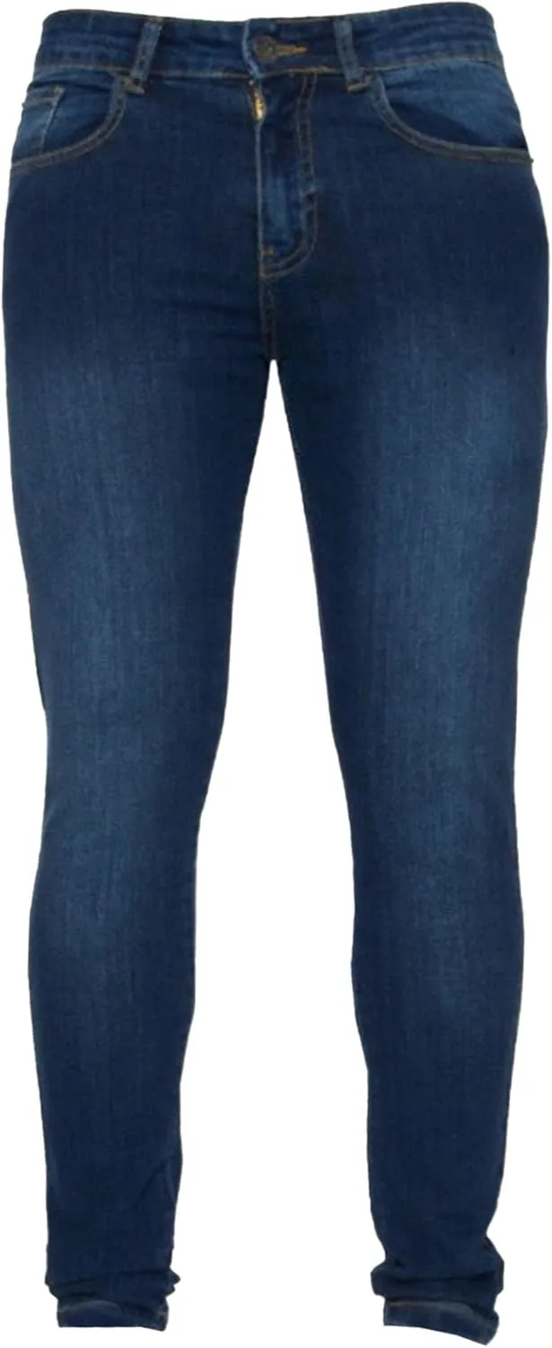 Men's Skinny Stretch Outdoor Jeans Casual Slim Fit Casual Denim Pants Solid Fashion Comfort Jeans Trouser