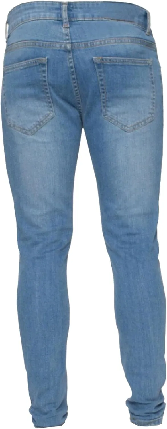 Men's Skinny Stretch Outdoor Jeans Casual Slim Fit Casual Denim Pants Solid Fashion Comfort Jeans Trouser