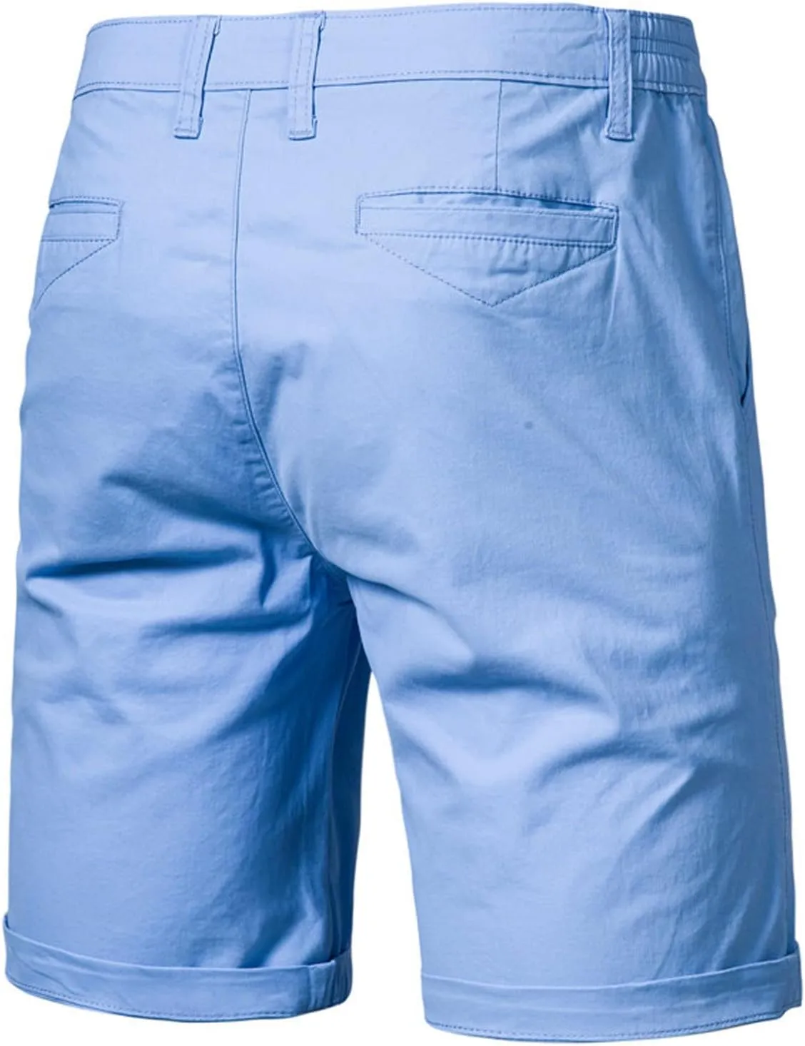 Men's Slim-Fit 5" Shorts Lightweight Outdoor Cargo Short Classic Stretch Chino Shorts Athletic Hiking Tactical Shorts