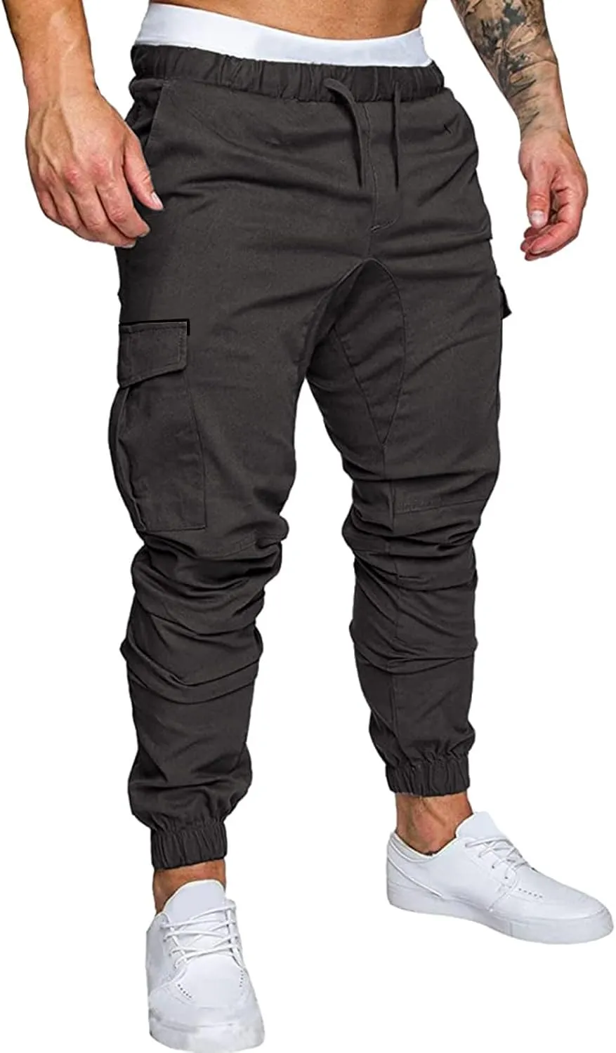 Mens Sweatpants with Pockets with Pockets Mens Fashion Joggers Sports Pants Casual Cotton Cargo Pants Gym Sweatpants