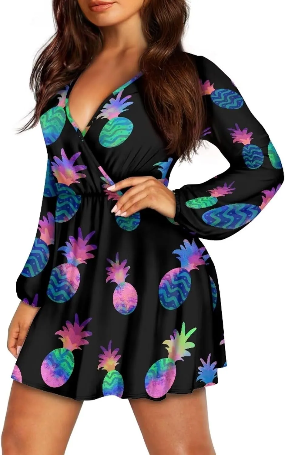 Mini Dress for Women Cute Mini Dresses for Women Casual Flowy Short Dress