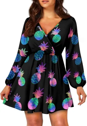 Mini Dress for Women Cute Mini Dresses for Women Casual Flowy Short Dress