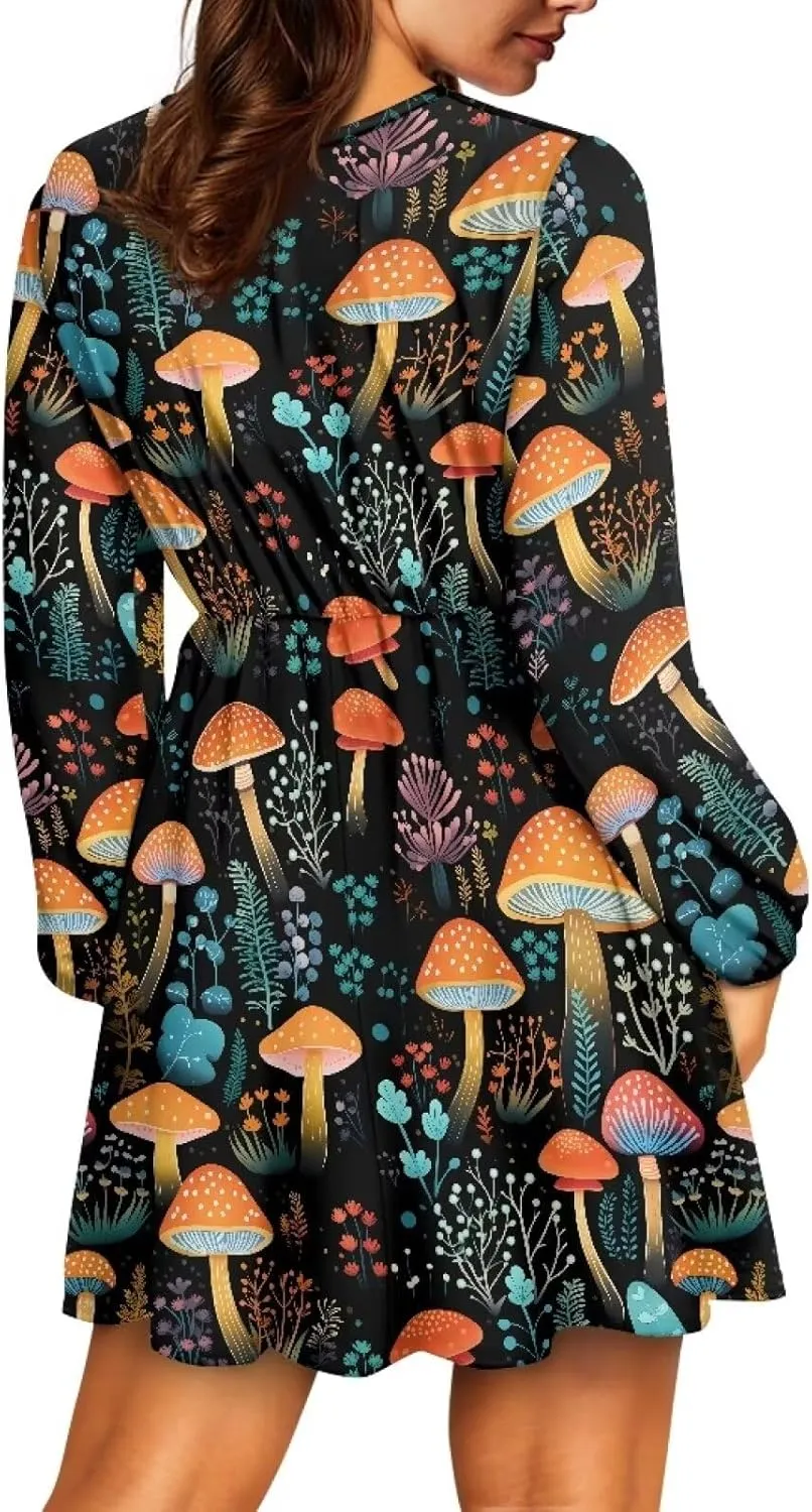 Mini Dress for Women Cute Mini Dresses for Women Casual Flowy Short Dress