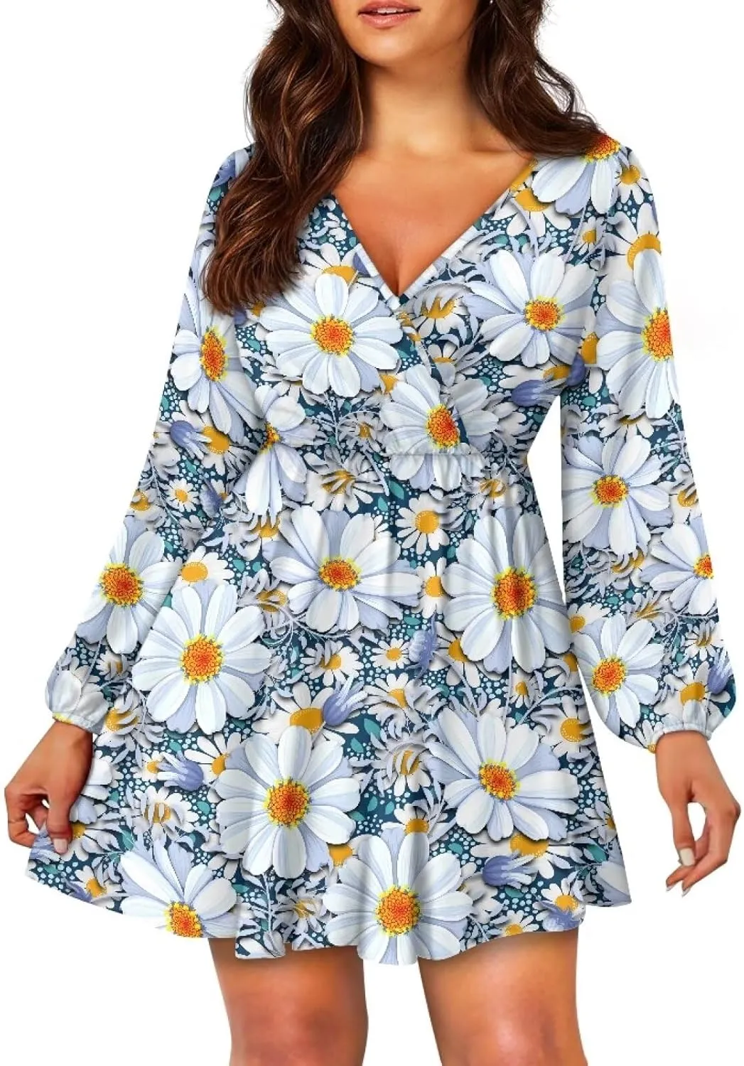 Mini Dress for Women Cute Mini Dresses for Women Casual Flowy Short Dress
