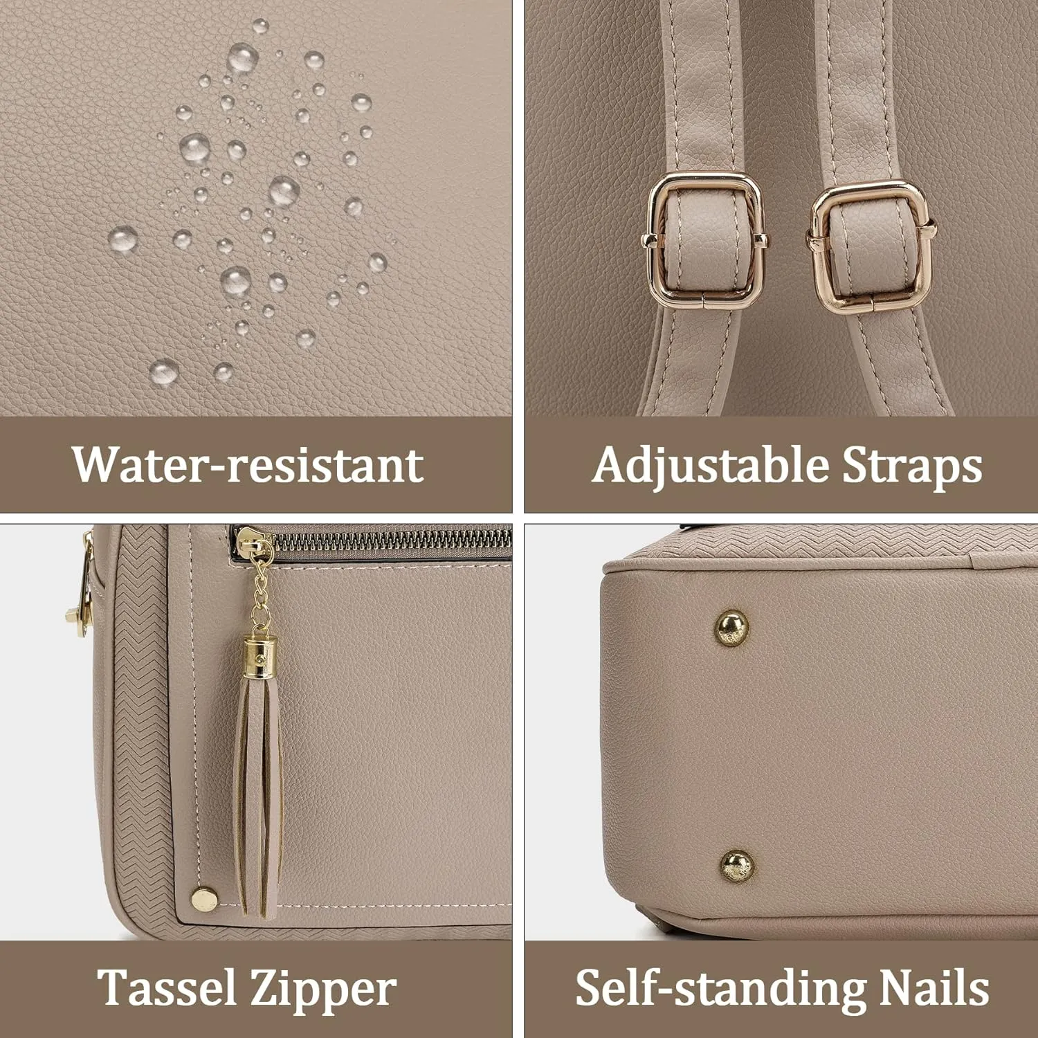 Montana West Medium Backpack Purse for Women Anti Theft Backpack with Secured Zipper & Tassel