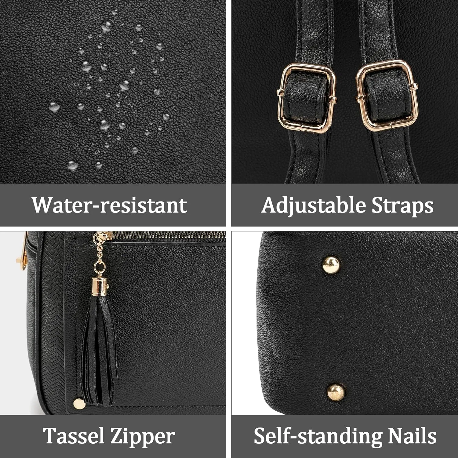 Montana West Medium Backpack Purse for Women Anti Theft Backpack with Secured Zipper & Tassel