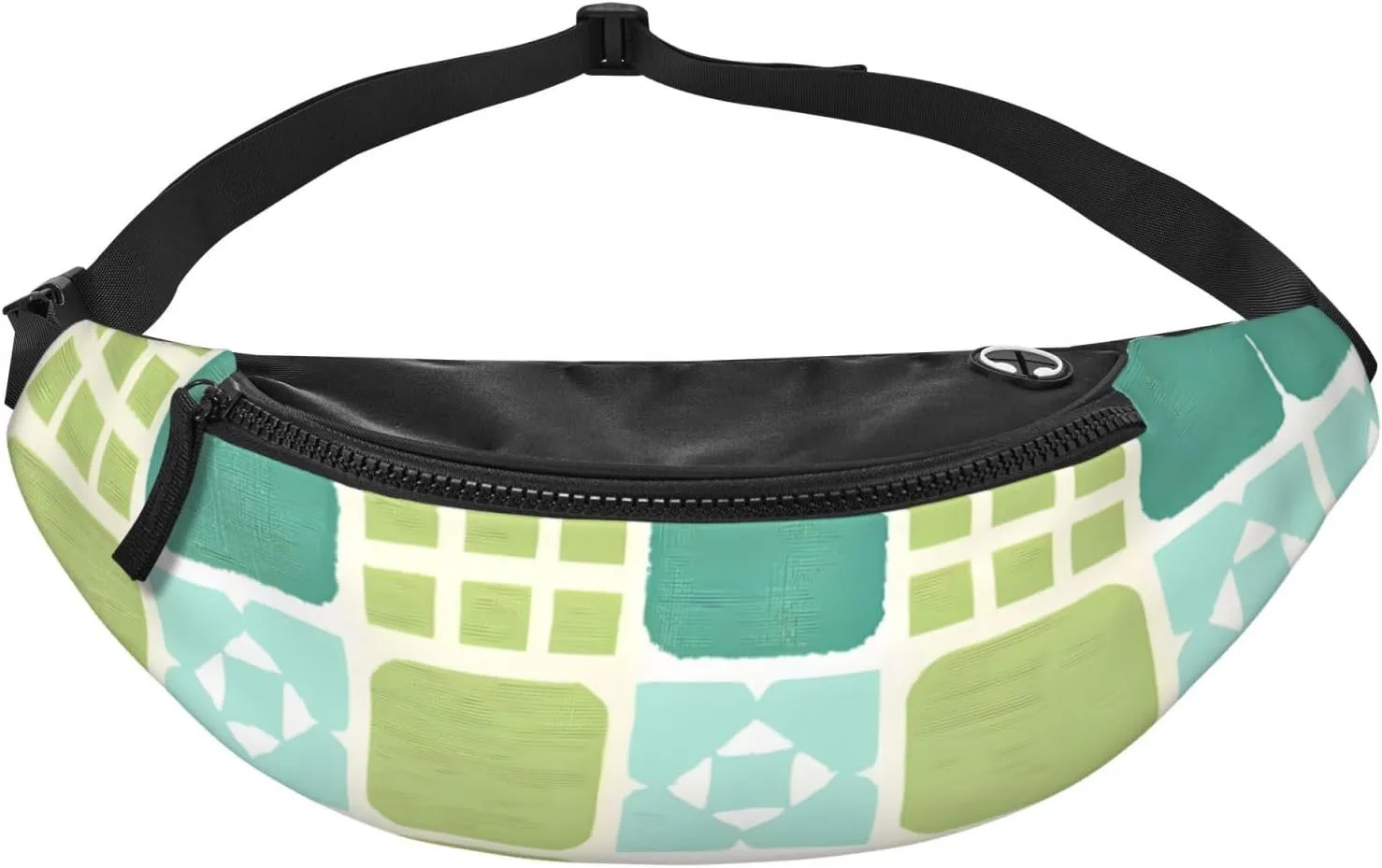 Moroccan Lattice Print Waist Bag Adjustable For Men Women Traveling Hiking Cycling Running Outdoors