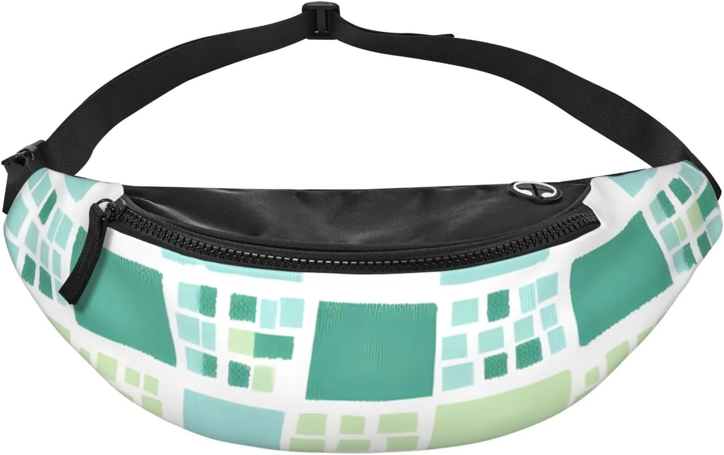 Moroccan Lattice Print Waist Bag Adjustable For Men Women Traveling Hiking Cycling Running Outdoors