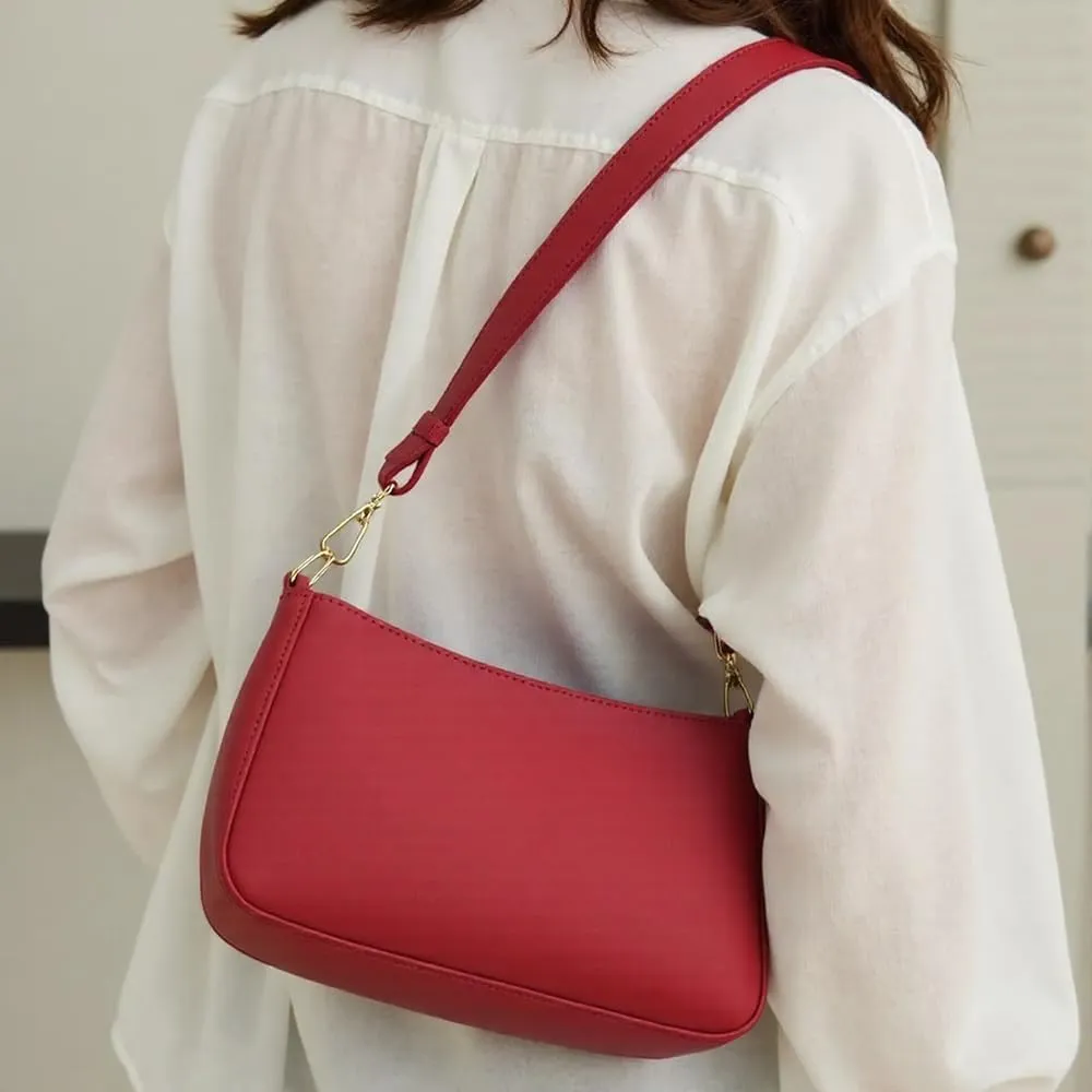 NEBIL Shoulder Bag for Women Small Classic Purses Vegan Leather Clutch Tote HandBags