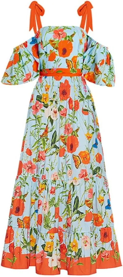 OBEEII Womens One Piece Swimsuit with Cover up Skirt Set Retro Floral Tummy Control Bikini Matching Bathing Suit Beachwear