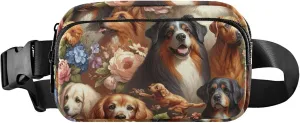 Oil Painting Artistic Image Cut Different Women Fanny Packs Trendy Everywhere Belt Bag Waterproof Crossbody Waist Pack