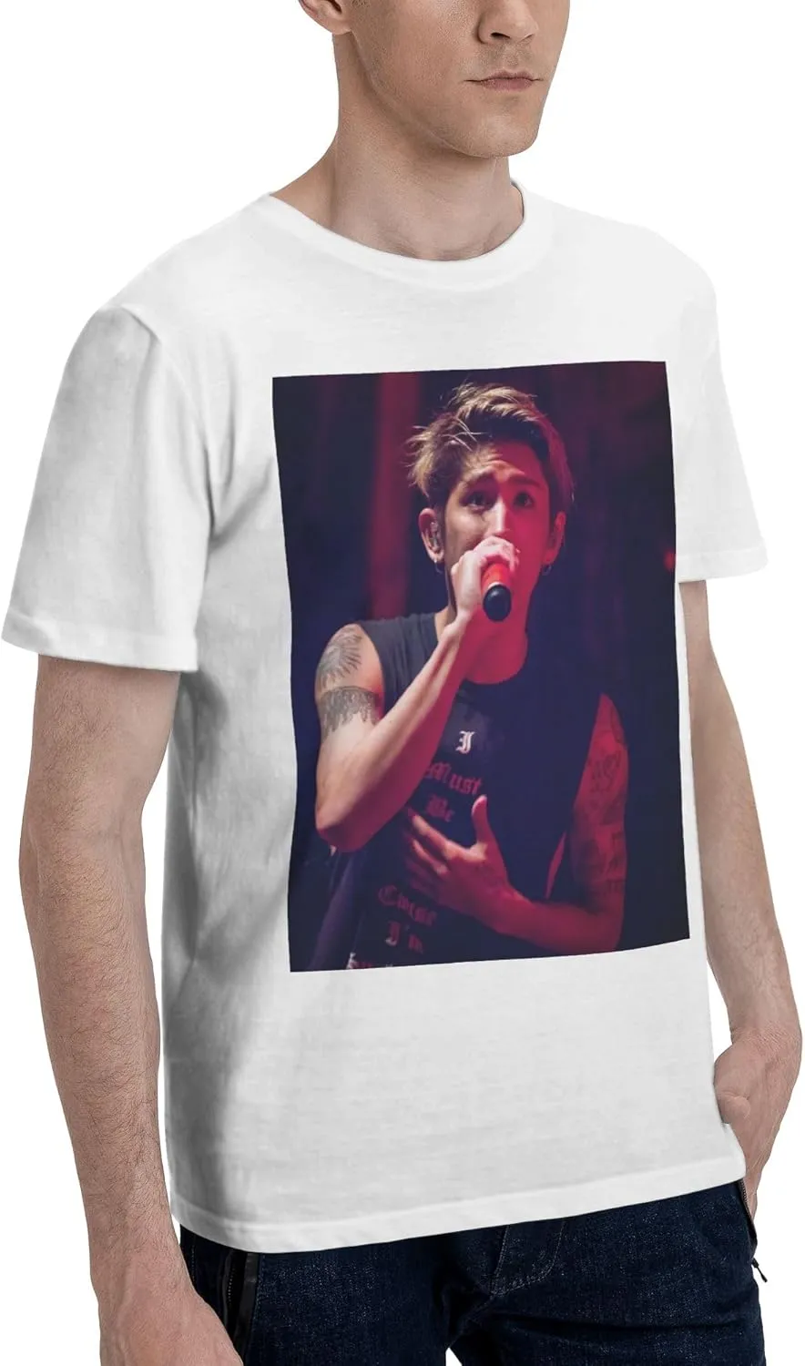 One Ok Rock Tshirt Mens Casual Fashion Short Sleeve Soft Lightweight Crewneck Rap Graphic Tees Rock Band Shirt Tops