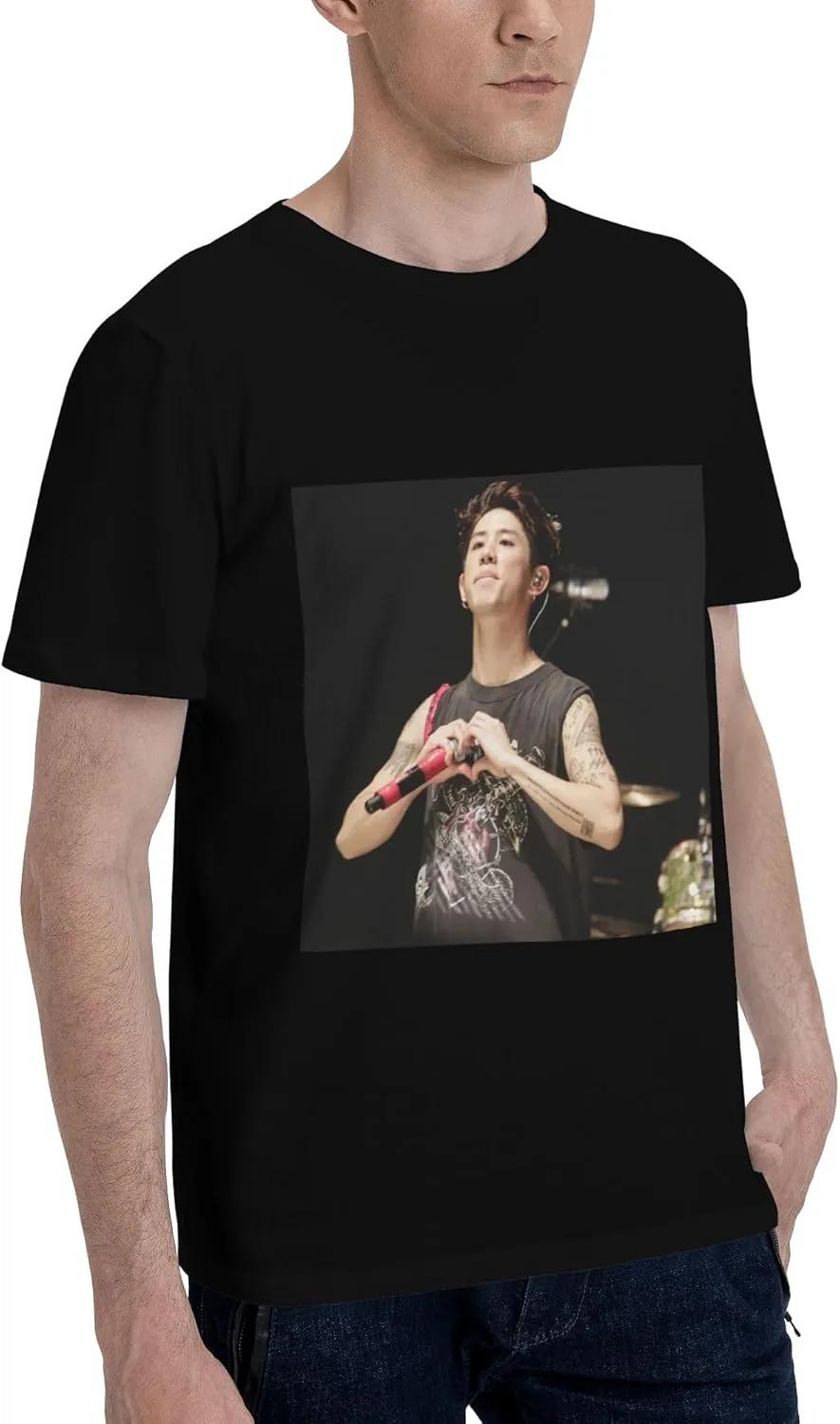 One Ok Rock Tshirt Mens Casual Fashion Short Sleeve Soft Lightweight Crewneck Rap Graphic Tees Rock Band Shirt Tops