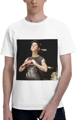 One Ok Rock Tshirt Mens Casual Fashion Short Sleeve Soft Lightweight Crewneck Rap Graphic Tees Rock Band Shirt Tops