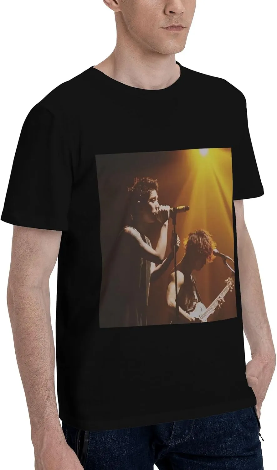 One Ok Rock Tshirt Mens Casual Fashion Short Sleeve Soft Lightweight Crewneck Rap Graphic Tees Rock Band Shirt Tops