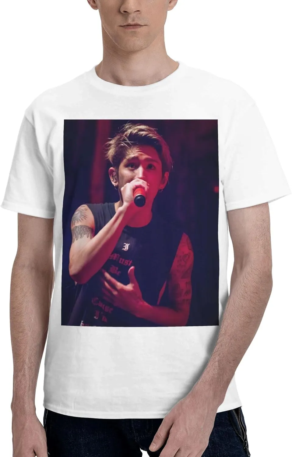 One Ok Rock Tshirt Mens Casual Fashion Short Sleeve Soft Lightweight Crewneck Rap Graphic Tees Rock Band Shirt Tops