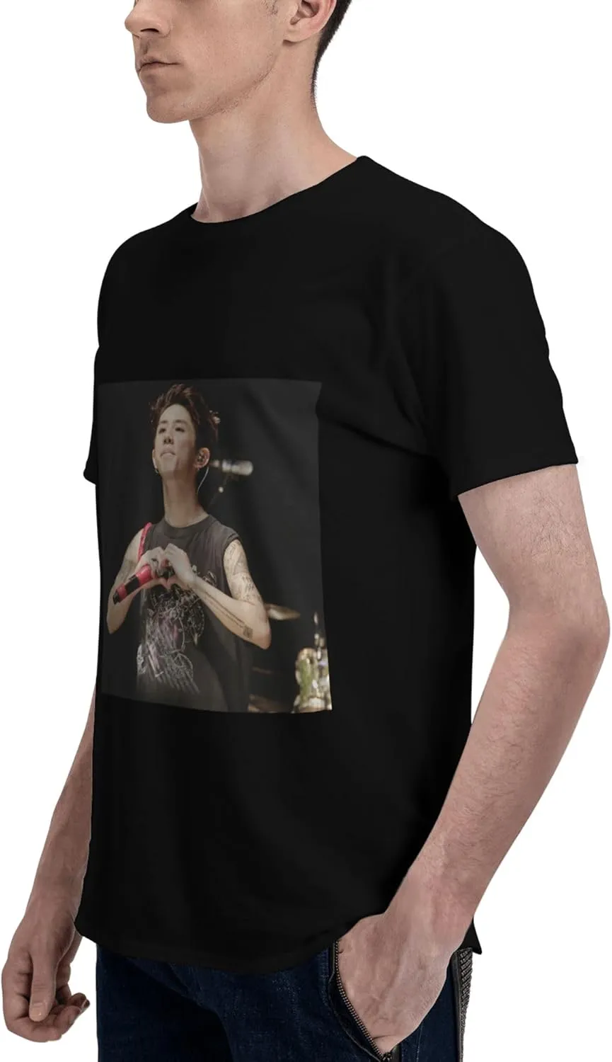 One Ok Rock Tshirt Mens Casual Fashion Short Sleeve Soft Lightweight Crewneck Rap Graphic Tees Rock Band Shirt Tops