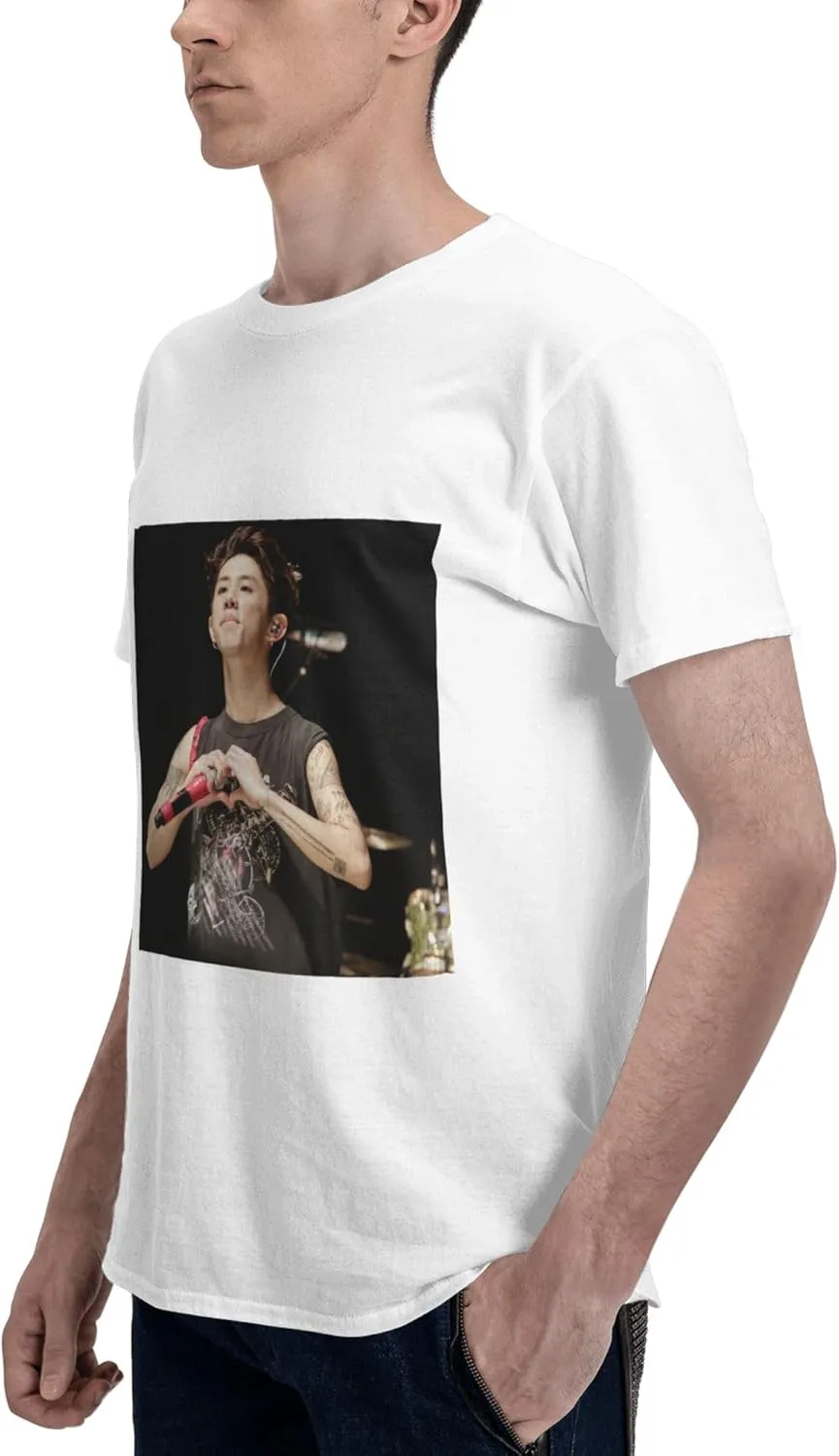 One Ok Rock Tshirt Mens Casual Fashion Short Sleeve Soft Lightweight Crewneck Rap Graphic Tees Rock Band Shirt Tops