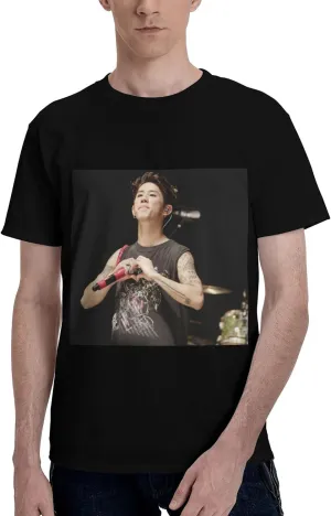 One Ok Rock Tshirt Mens Casual Fashion Short Sleeve Soft Lightweight Crewneck Rap Graphic Tees Rock Band Shirt Tops