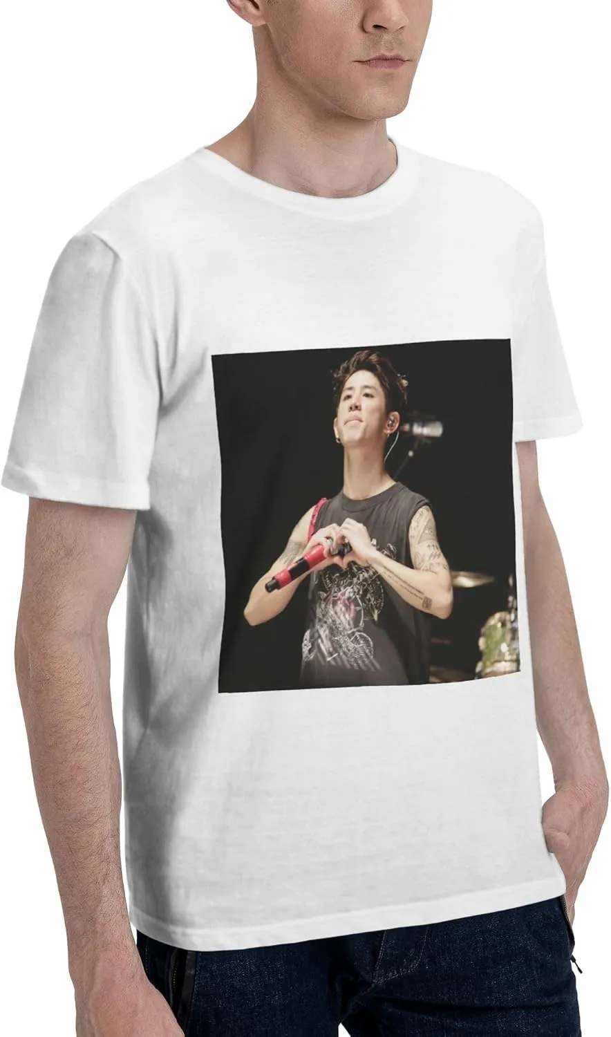 One Ok Rock Tshirt Mens Casual Fashion Short Sleeve Soft Lightweight Crewneck Rap Graphic Tees Rock Band Shirt Tops