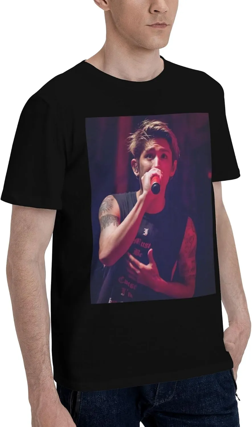 One Ok Rock Tshirt Mens Casual Fashion Short Sleeve Soft Lightweight Crewneck Rap Graphic Tees Rock Band Shirt Tops