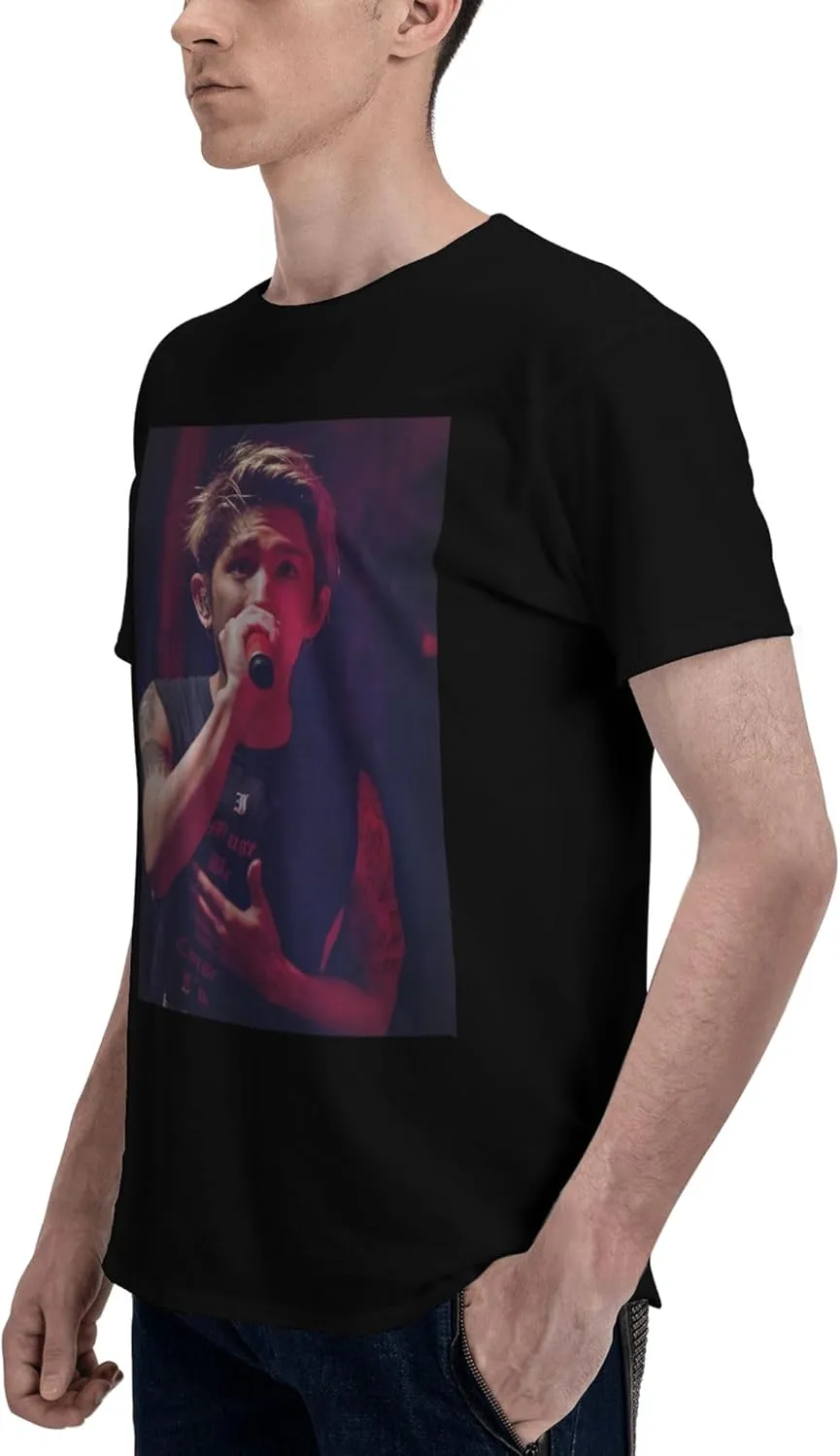 One Ok Rock Tshirt Mens Casual Fashion Short Sleeve Soft Lightweight Crewneck Rap Graphic Tees Rock Band Shirt Tops
