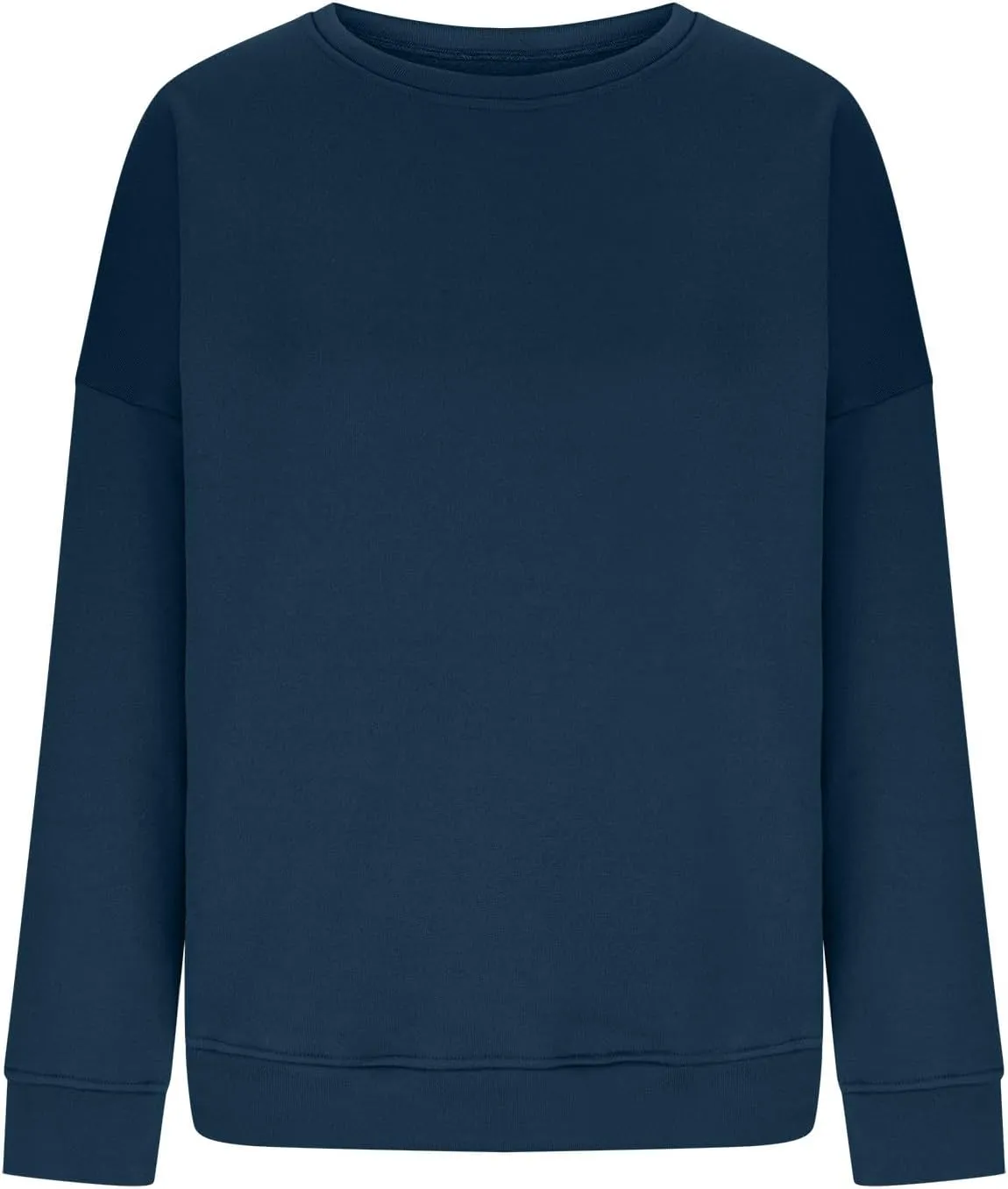 Oversized Sweatshirts for Women Fall 2024 Trendy Preppy Solid Crewneck Pullover Casual Loose Fit Drop Shoulder Outfit