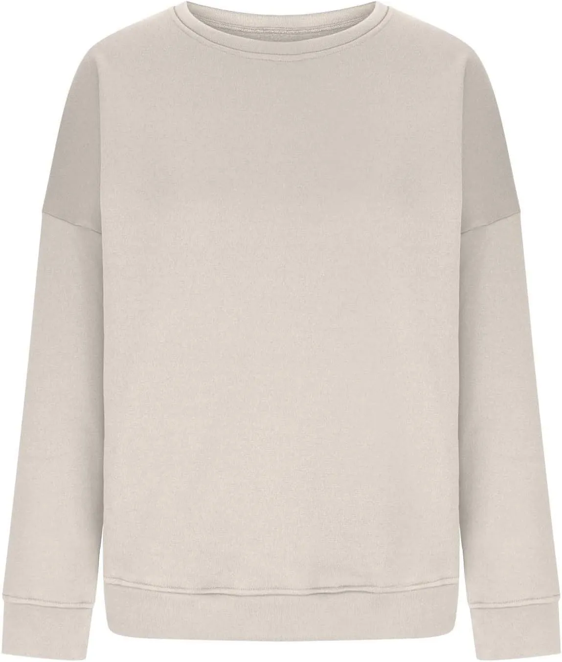 Oversized Sweatshirts for Women Fall 2024 Trendy Preppy Solid Crewneck Pullover Casual Loose Fit Drop Shoulder Outfit
