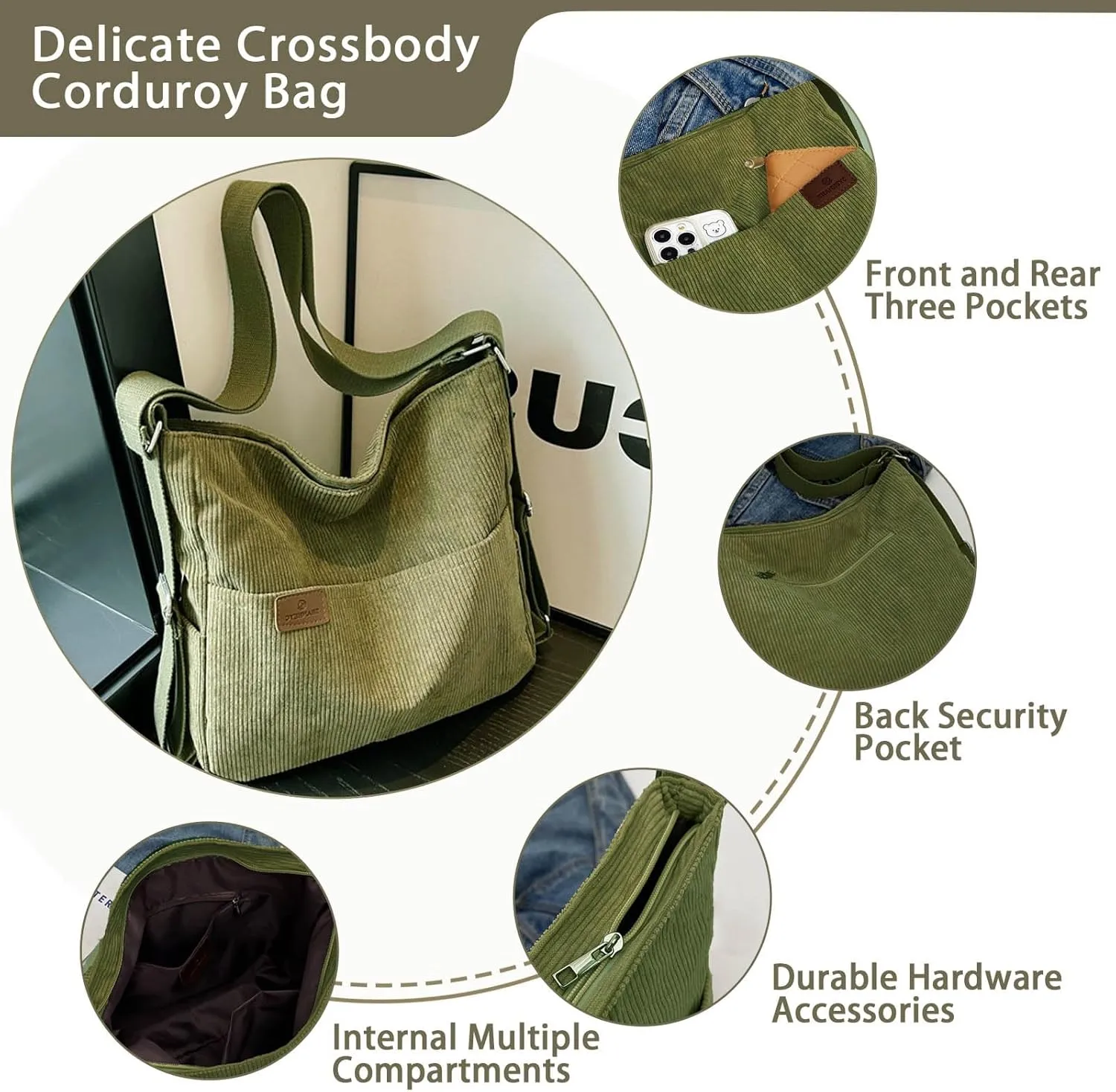 PILCAVE Convertible Tote Bag Backpack Purse for Women Multi Pocket Tote Bag Handbags Crossbody Shoulder Bag