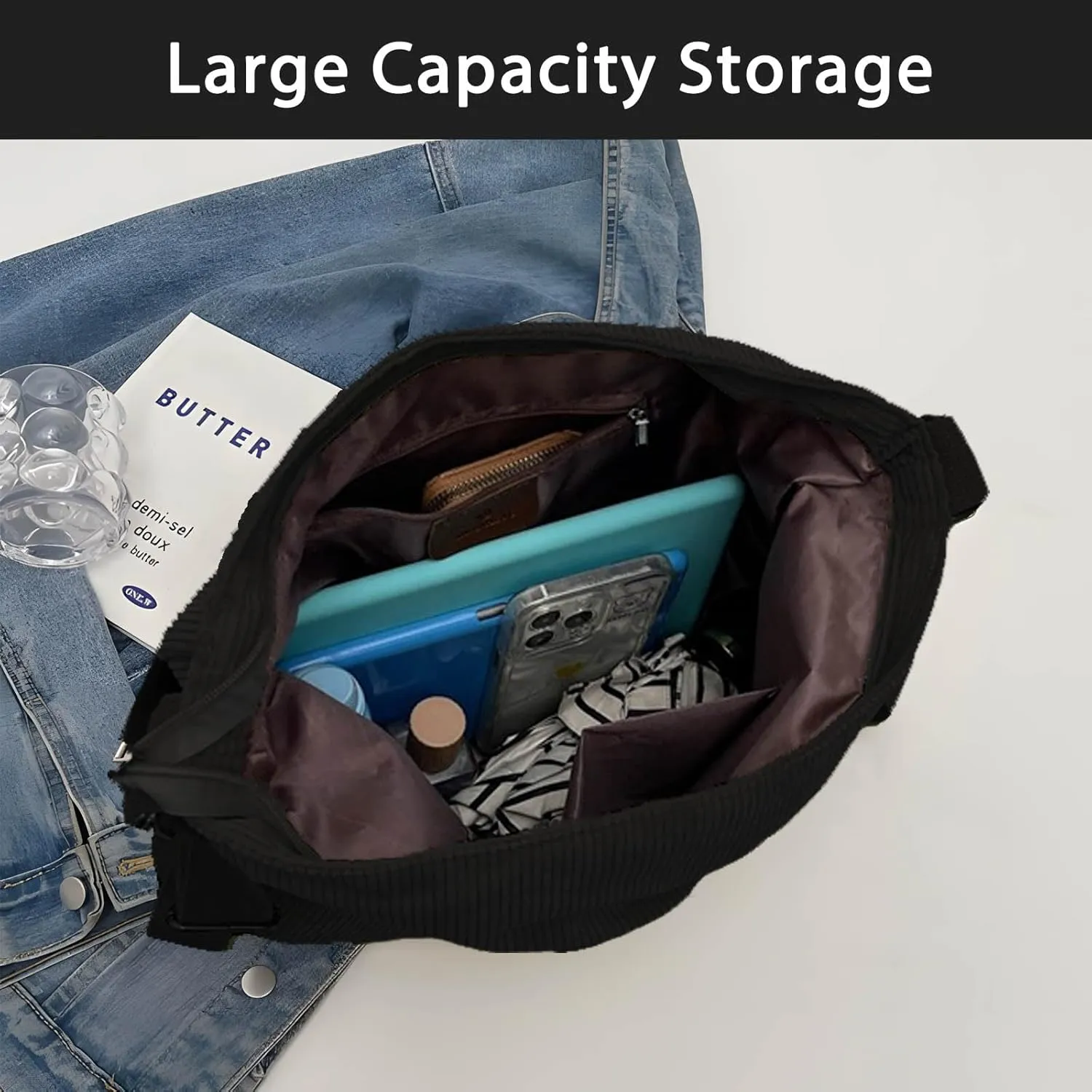PILCAVE Convertible Tote Bag Backpack Purse for Women Multi Pocket Tote Bag Handbags Crossbody Shoulder Bag