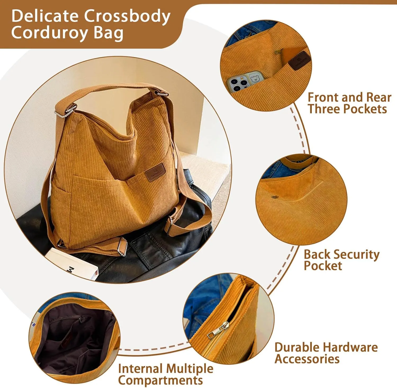PILCAVE Convertible Tote Bag Backpack Purse for Women Multi Pocket Tote Bag Handbags Crossbody Shoulder Bag