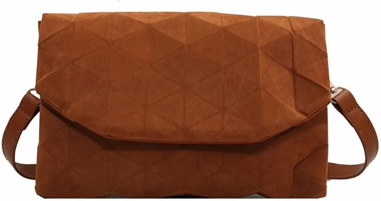 PU Leather Women's Diamond Lattice Fashion Crossbody Shoulder Bag Autumn and Winter New Handbag