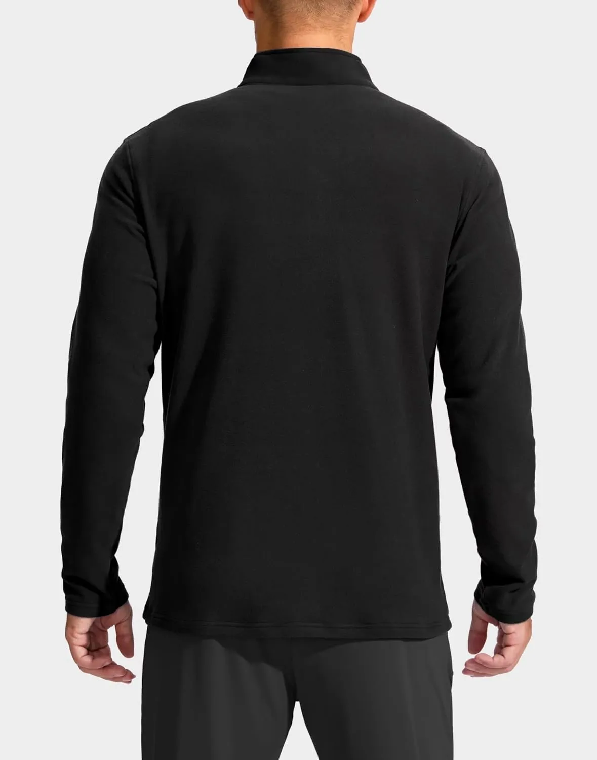 Pudolla Men's 1/4 Zip Pullover Sweatshirts Fleece Warm Soft Sweatshirts with Pockets for Running Athletic Workout Golf